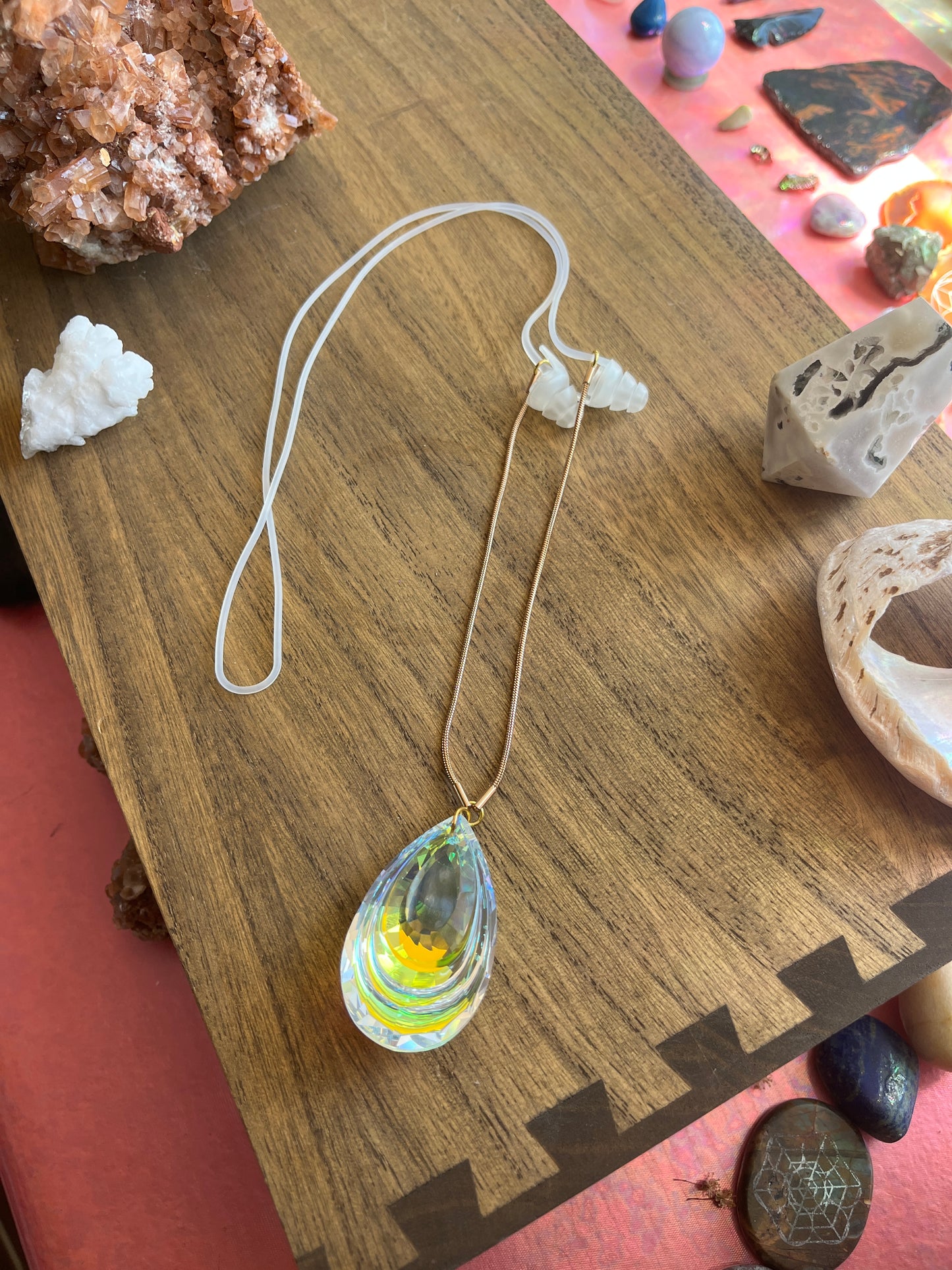 Dragon Tales Scale Earplug Necklace