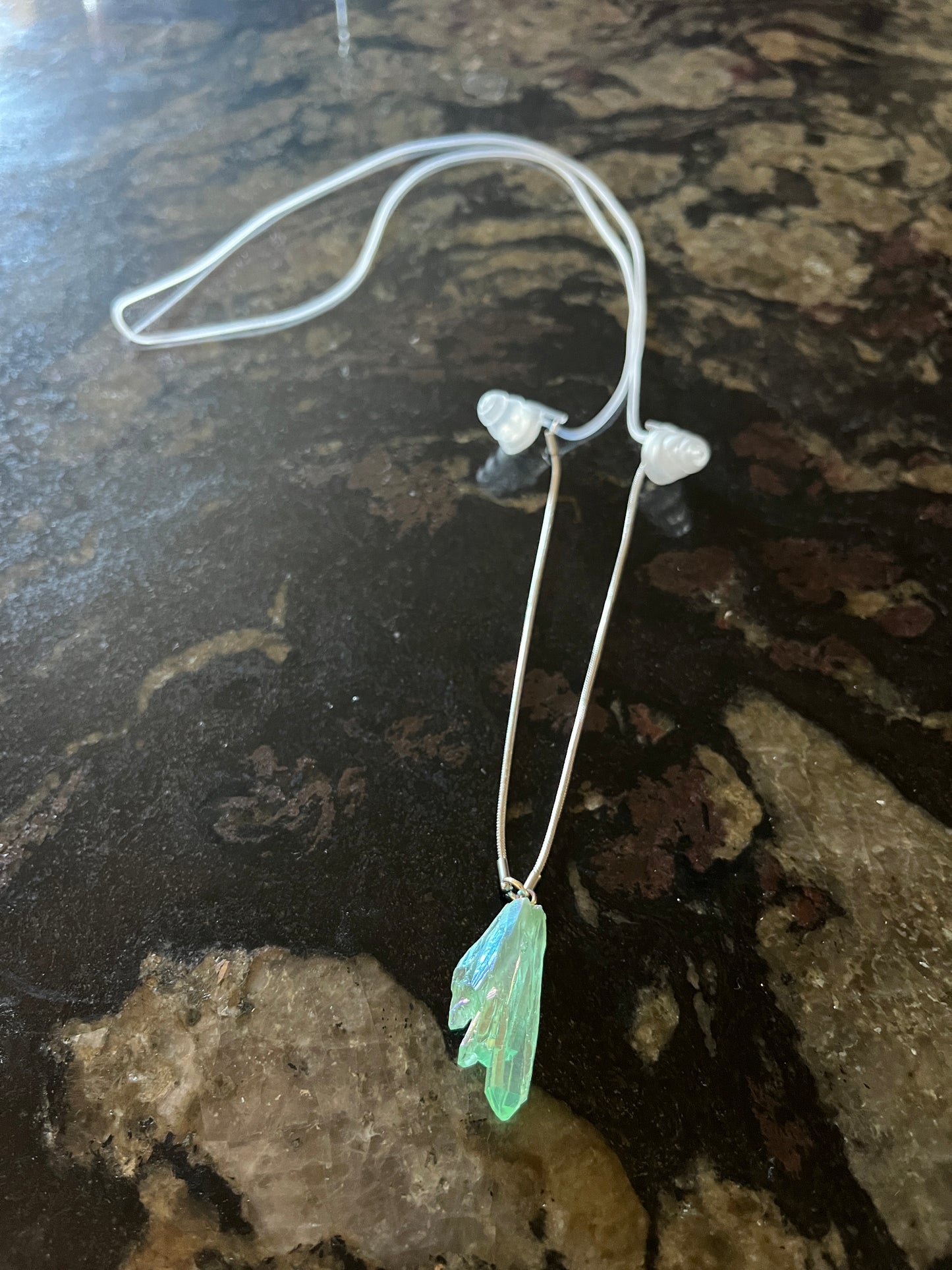 Ice Age Earplug Necklace