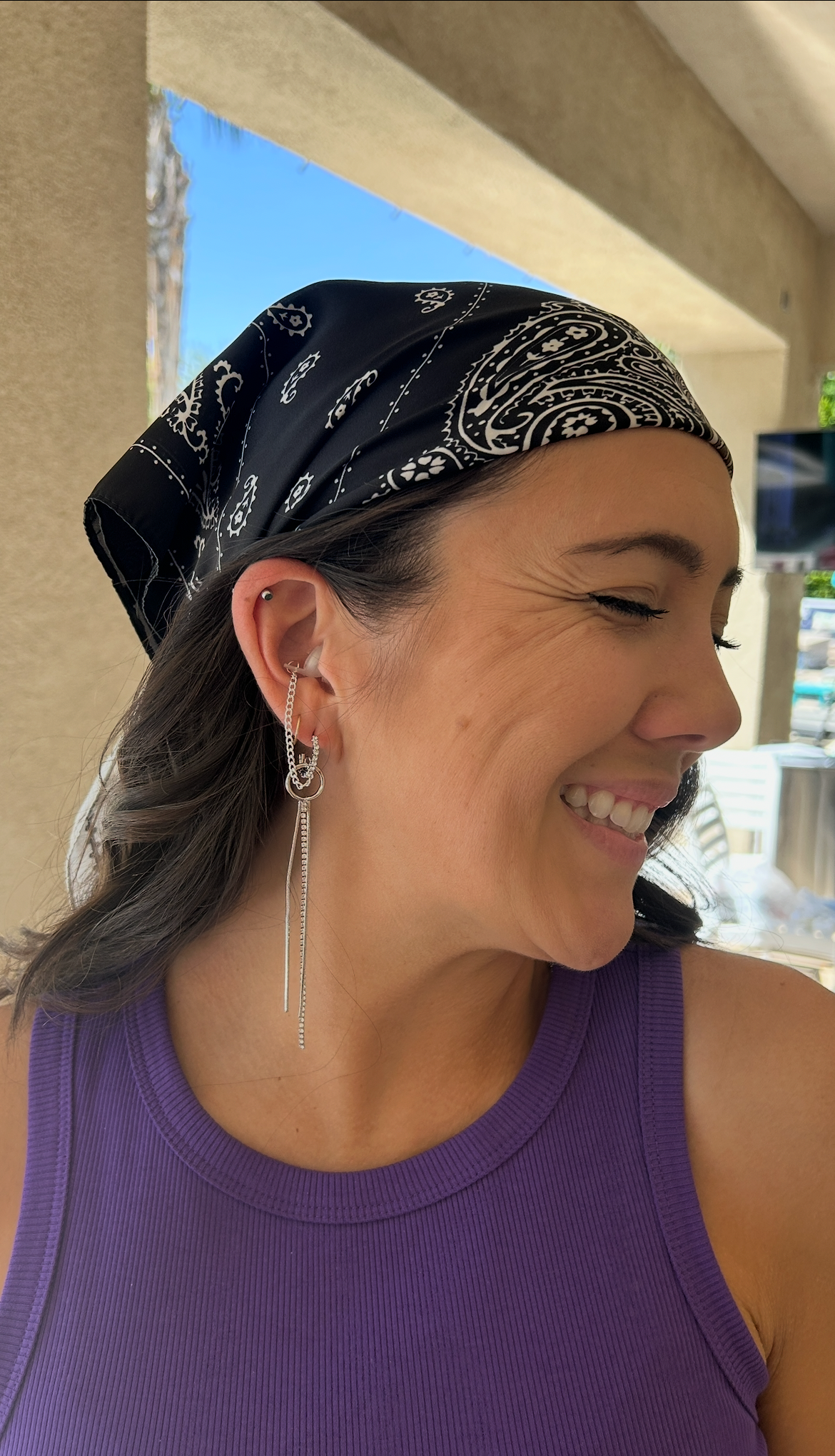 Silver Hoops