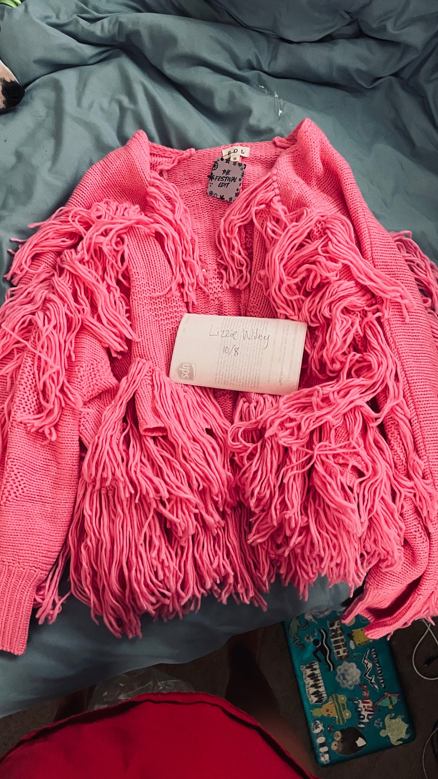 Pink sweater