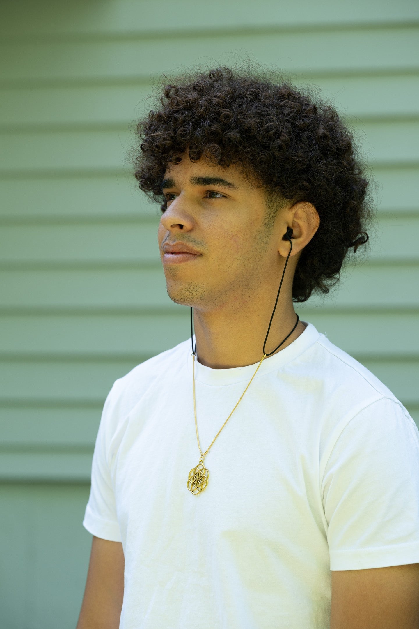 Sacred Geometry Earplug Necklace