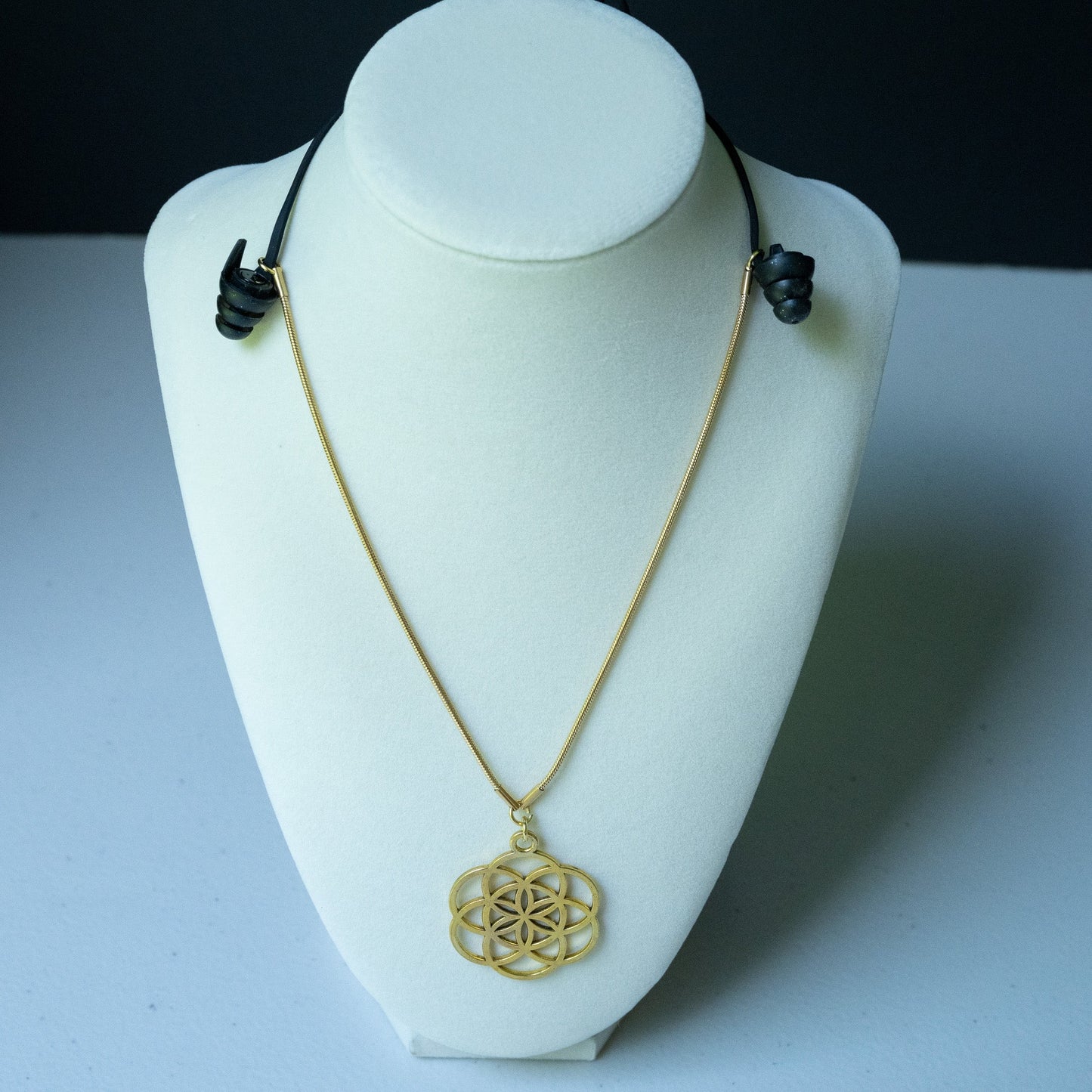 Sacred Geometry Earplug Necklace
