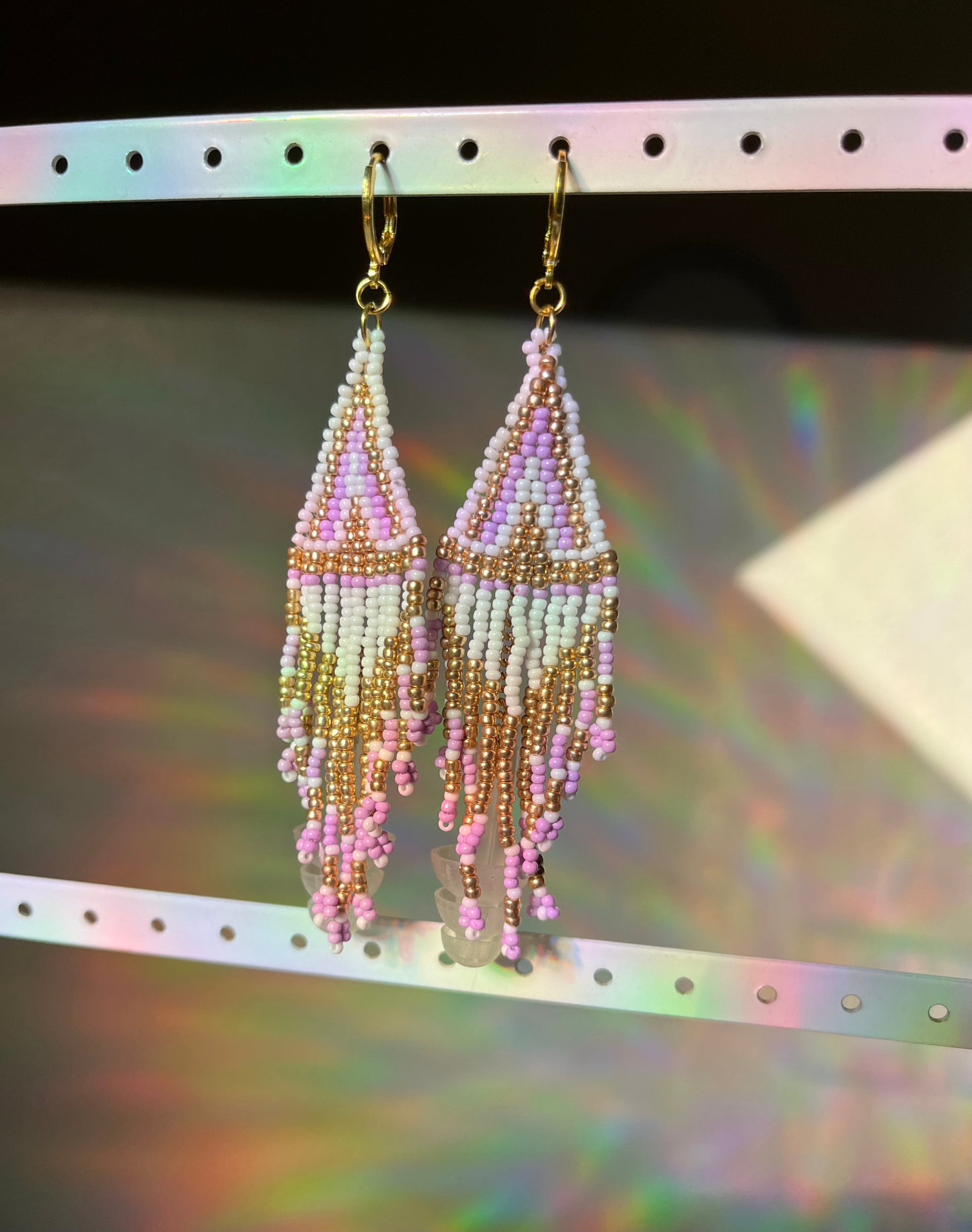 Beaded Earplug Earrings