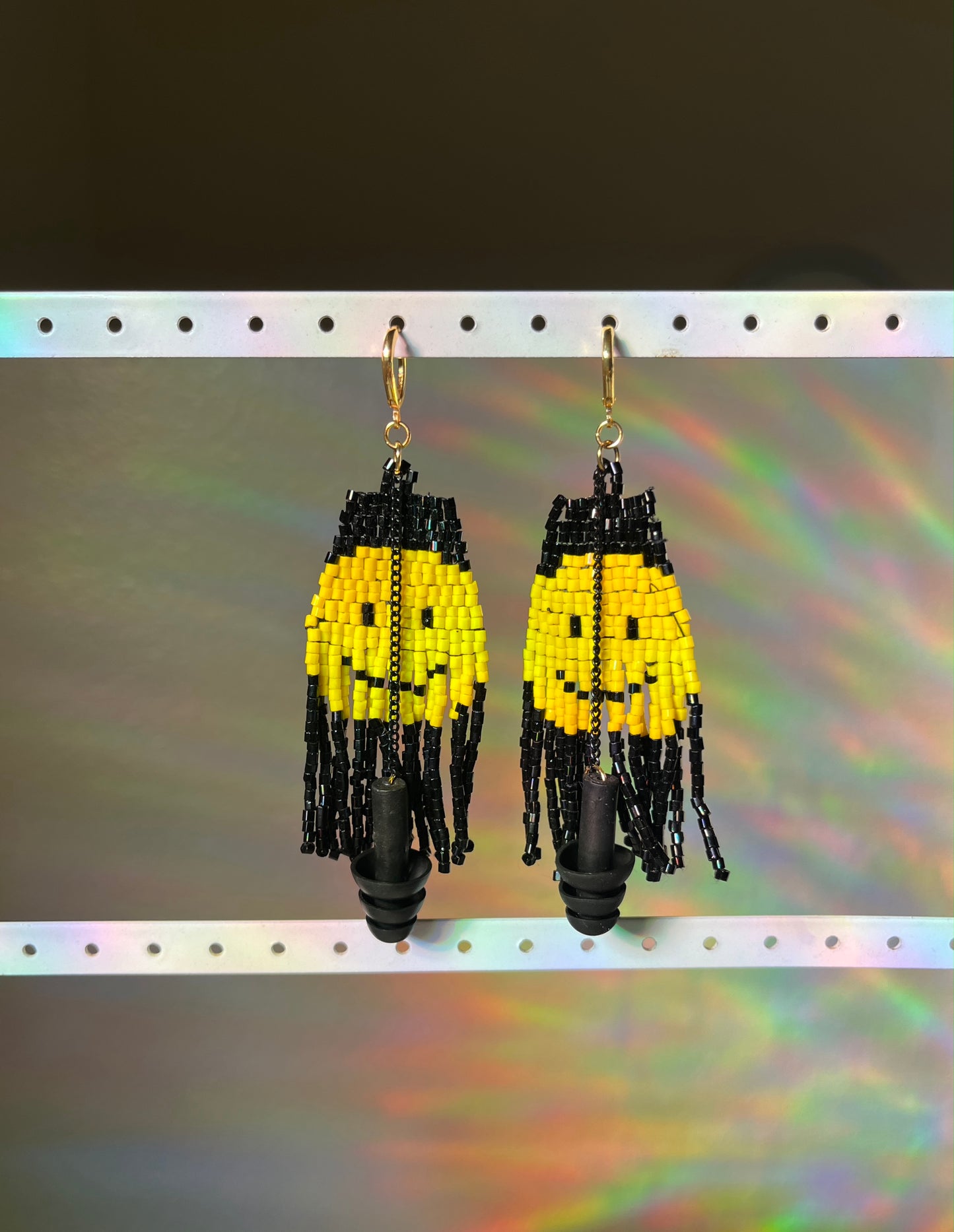 Beaded Earplug Earrings