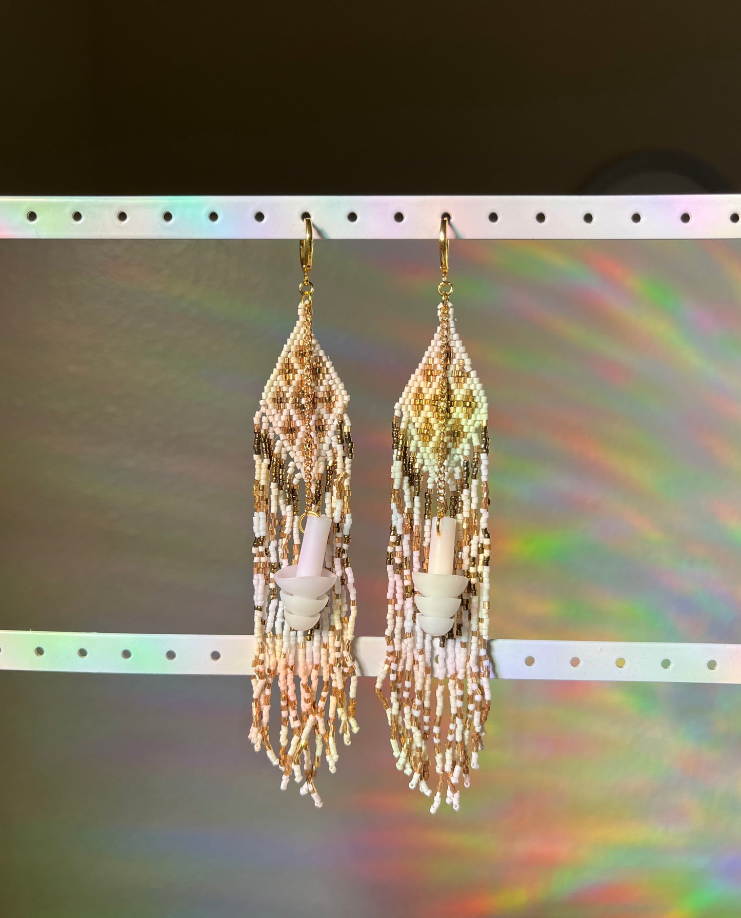 Beaded Earplug Earrings