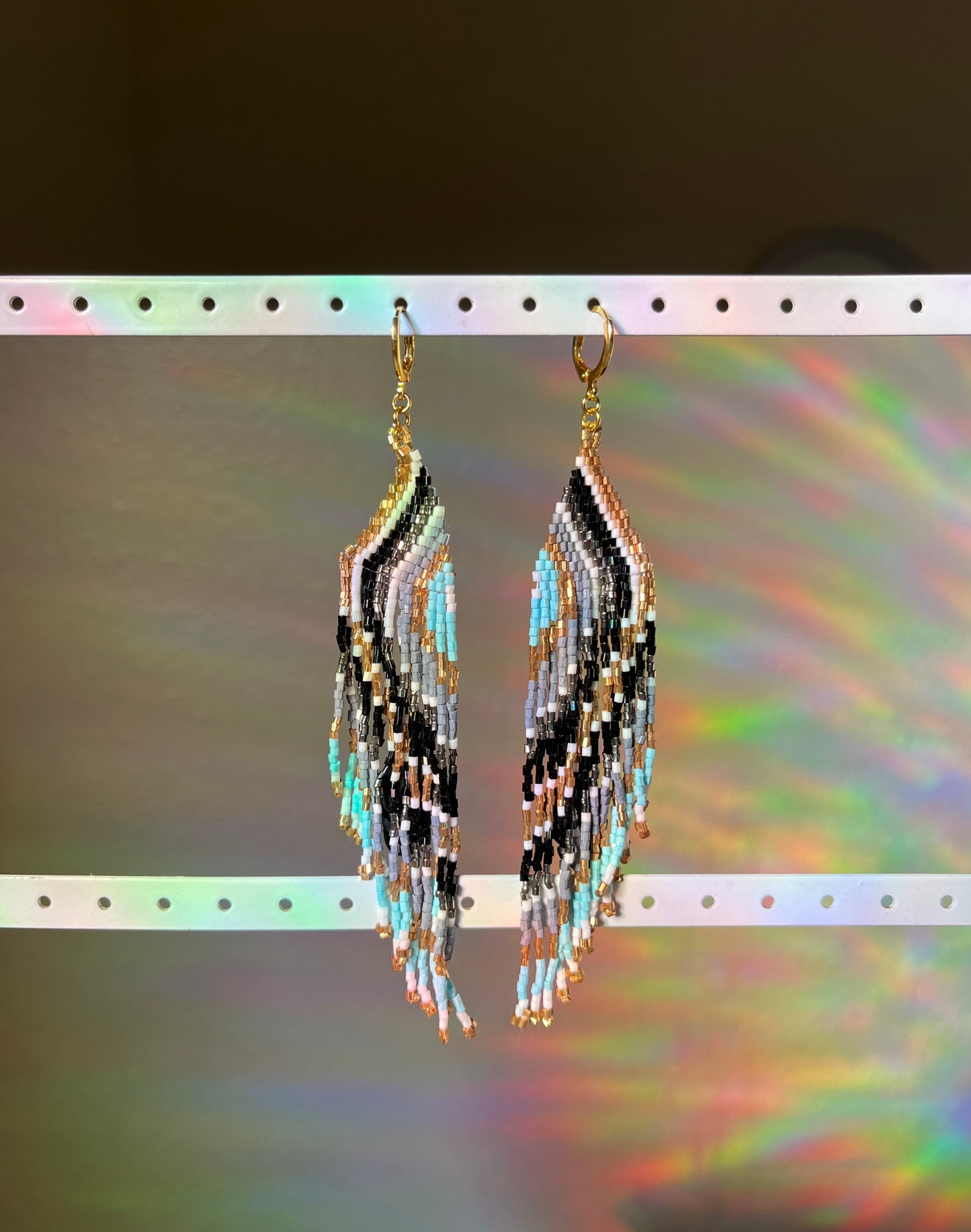 Beaded Earplug Earrings