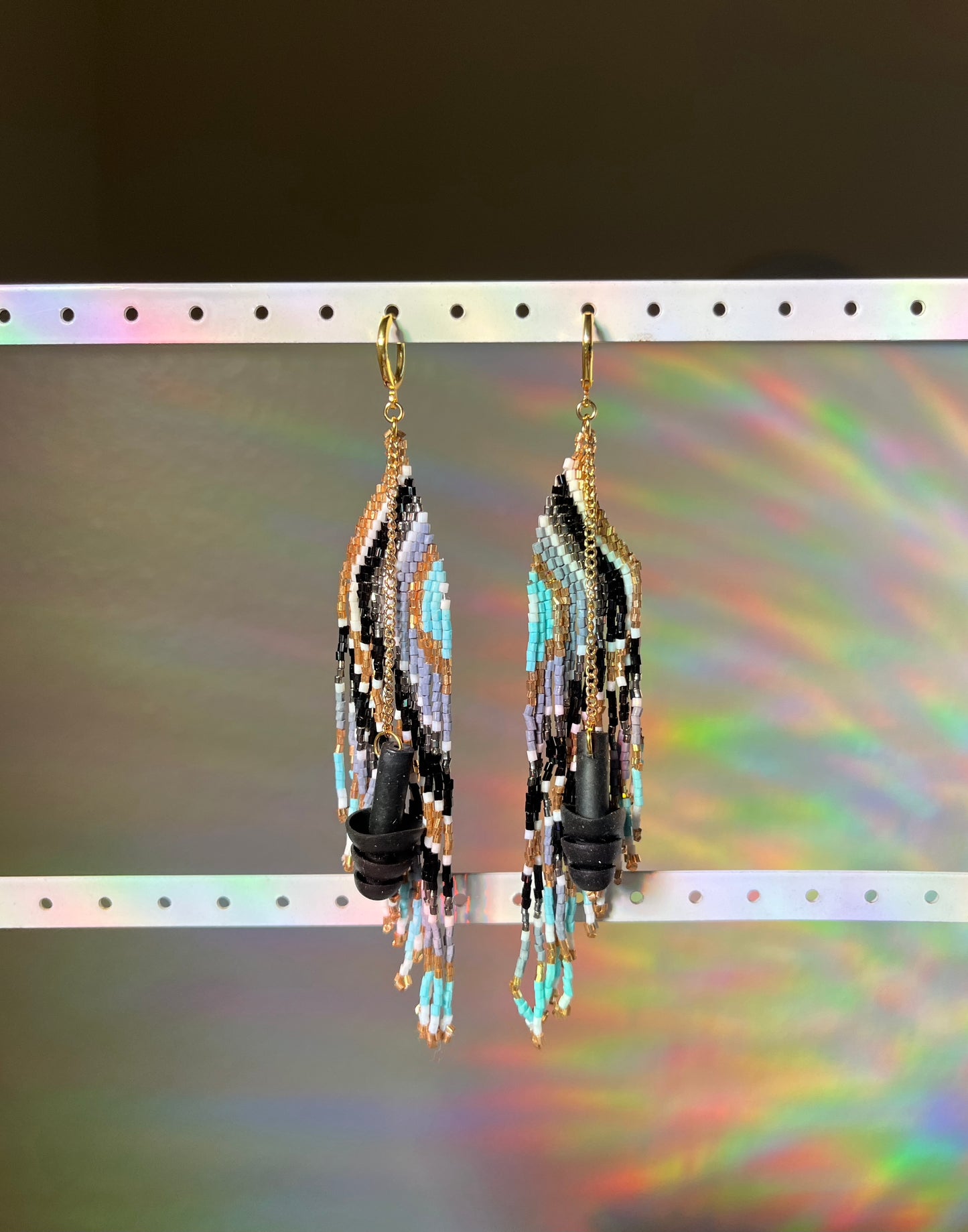 Beaded Earplug Earrings