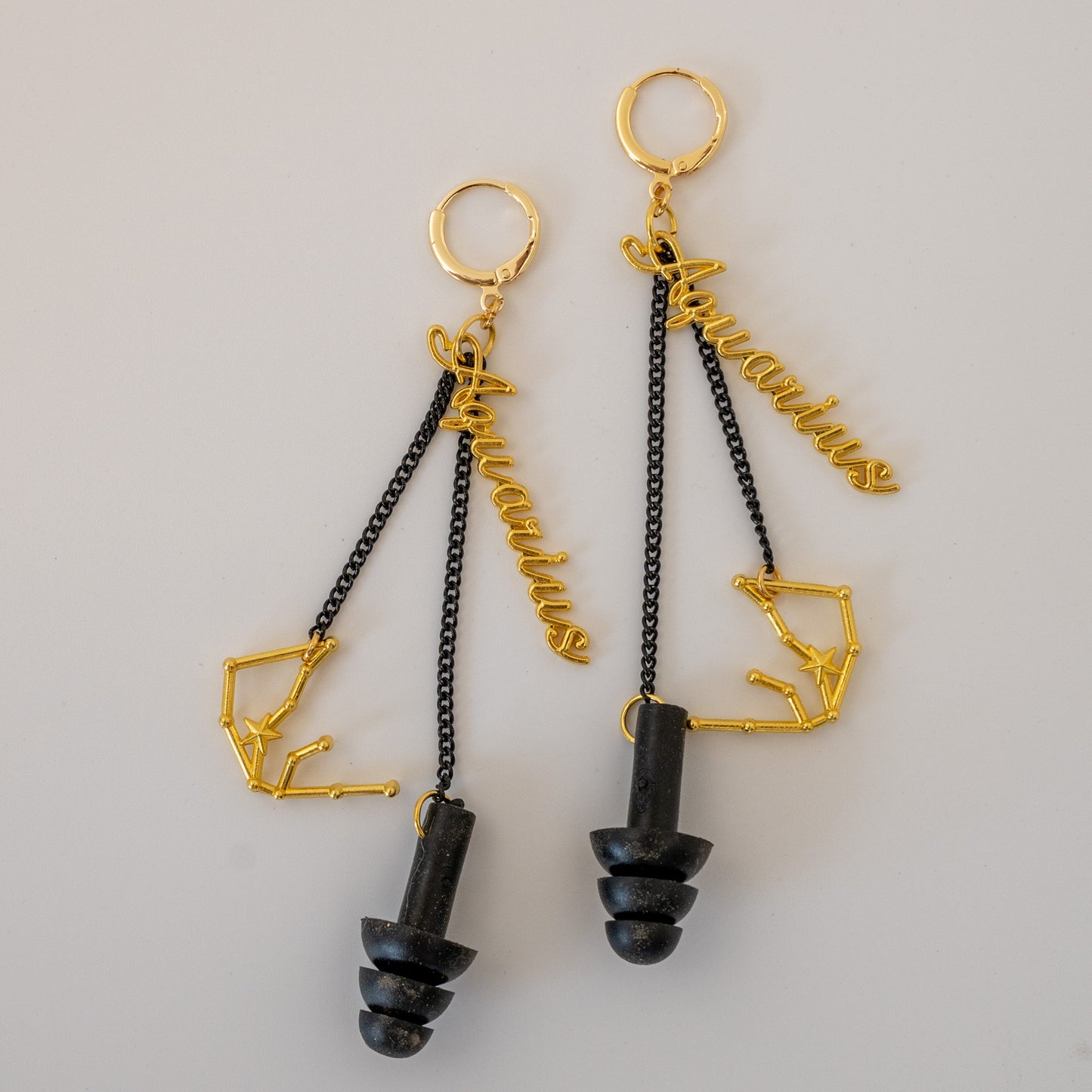 Zodiac Earplug Earrings -scorpio