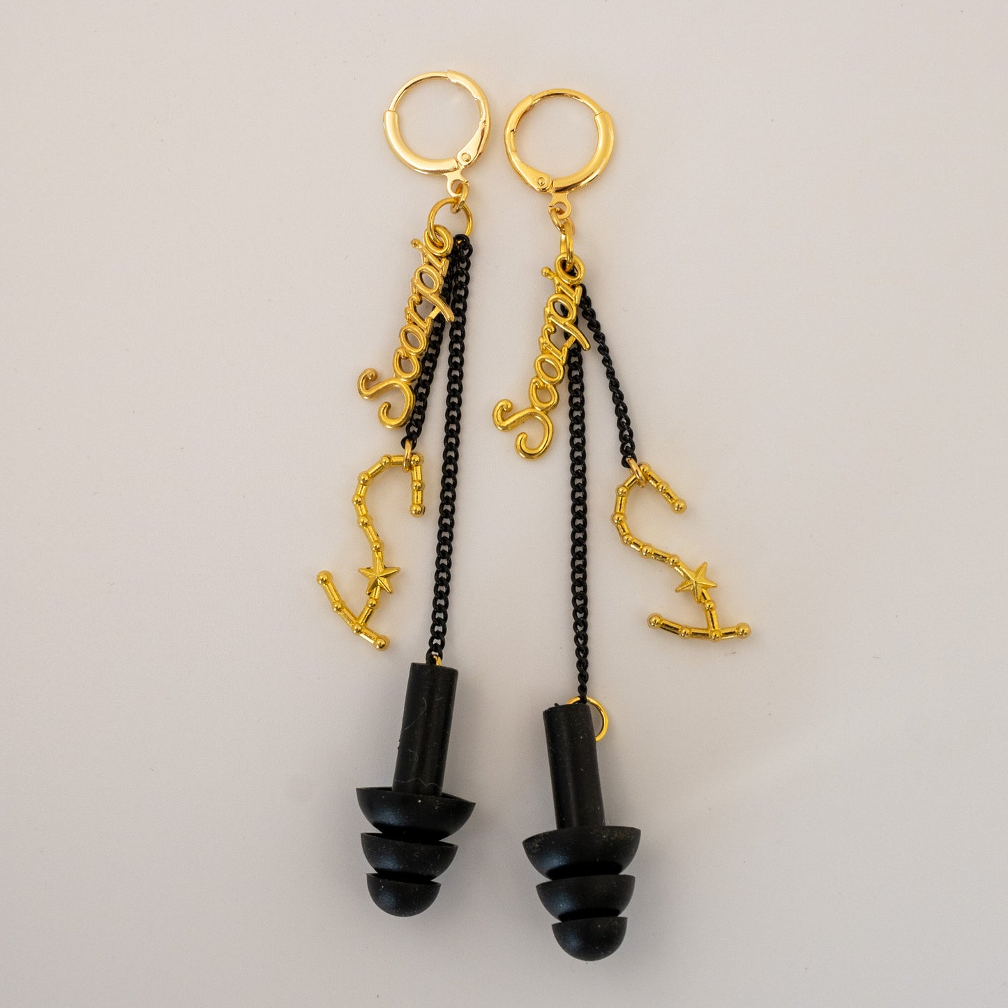Zodiac Earplug Earrings -scorpio