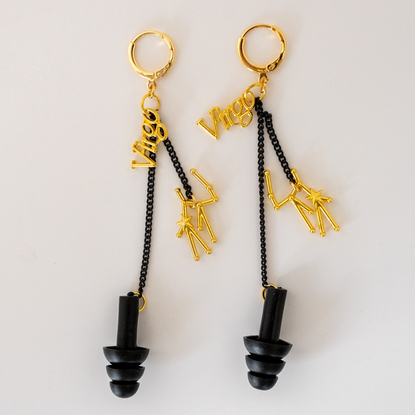 Zodiac Earplug Earrings -scorpio
