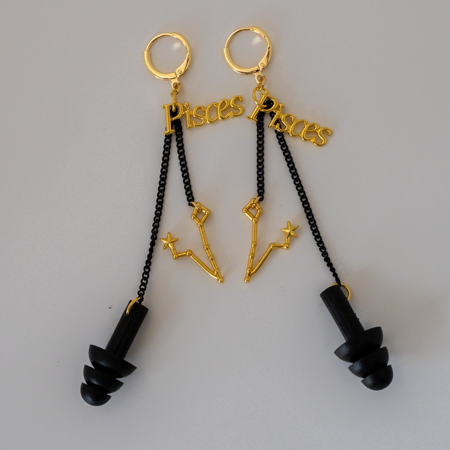 Zodiac Earplug Earrings -scorpio