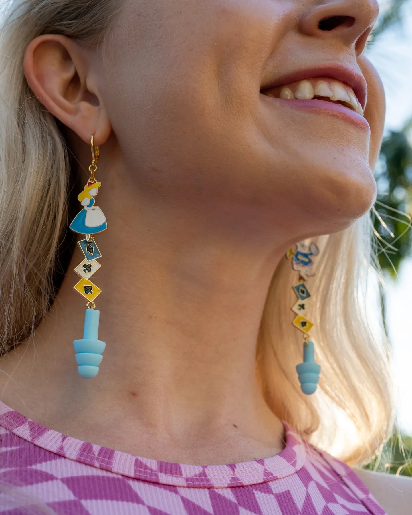 Electric forest earrings