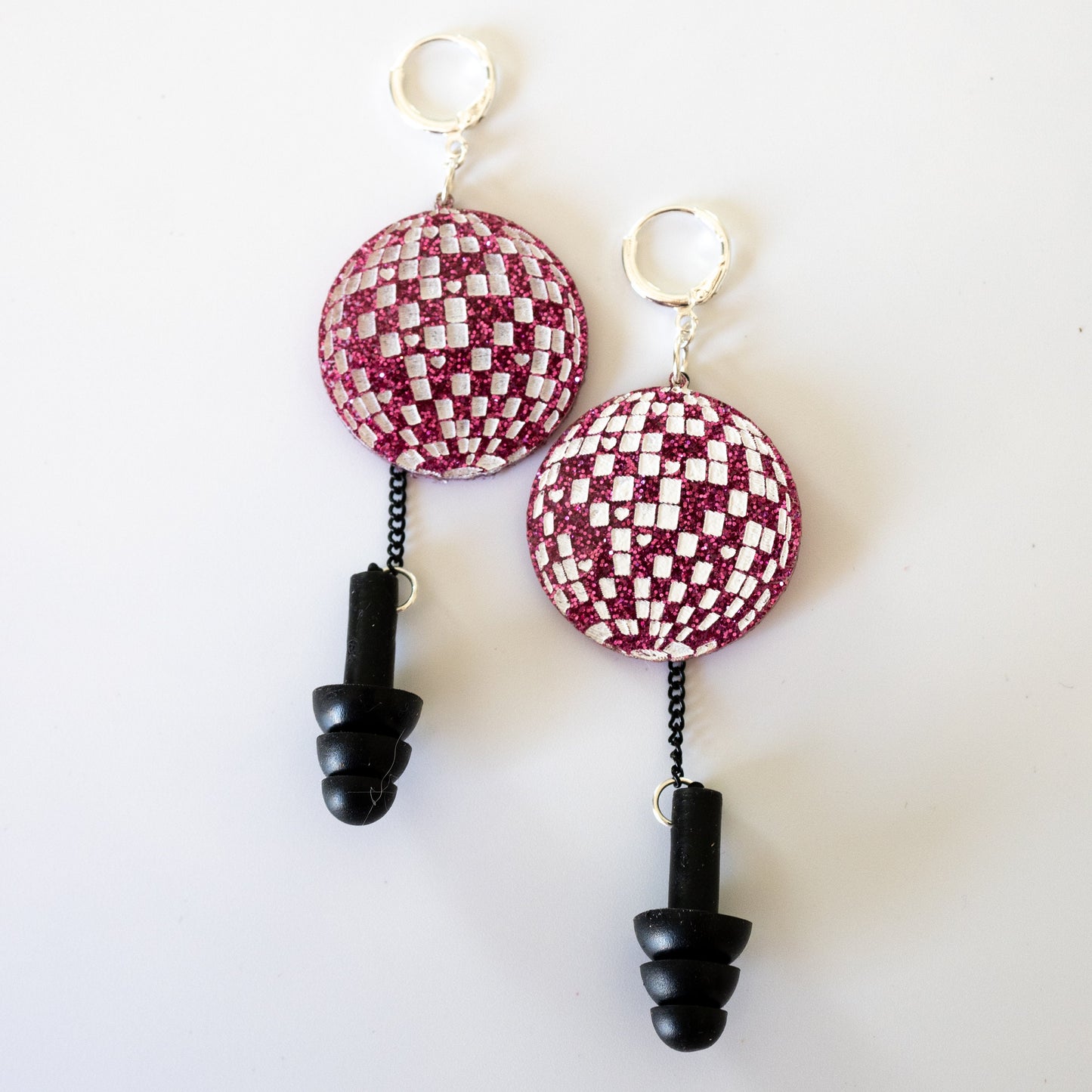 Discoball earrings