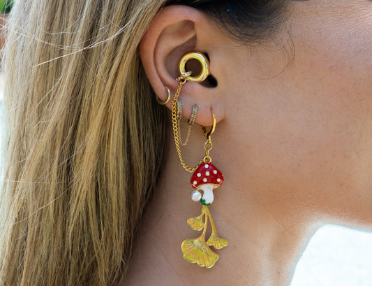 loop earplug earrings