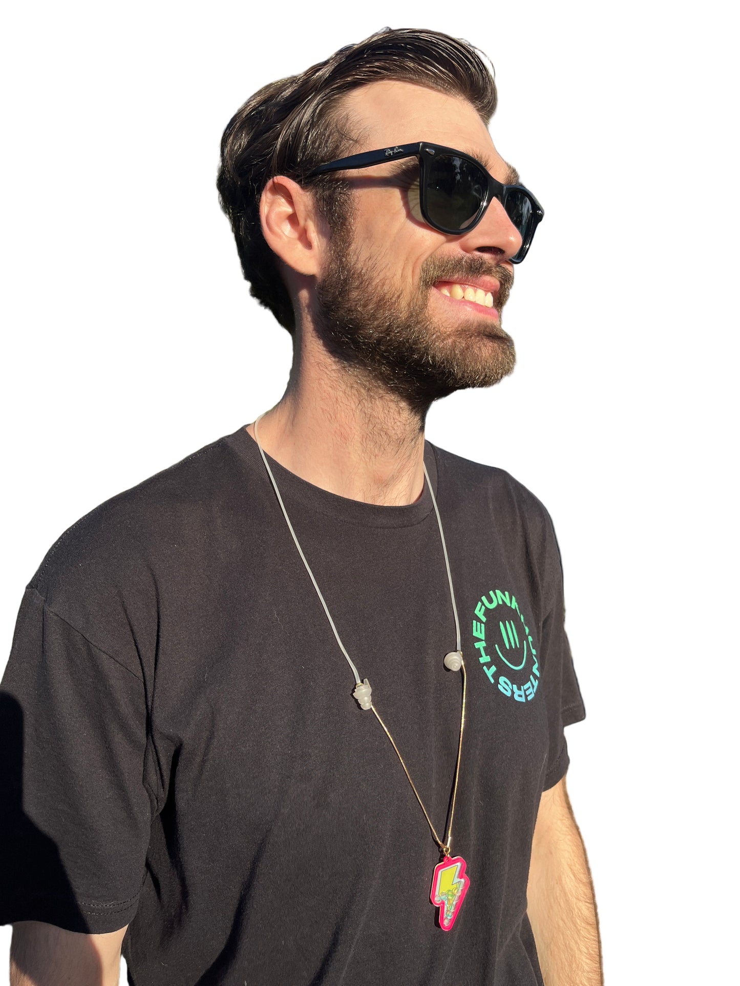 Lightning Fidget Toy Earplug Necklace