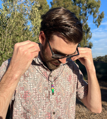 Lava Lamp Earplug Necklace