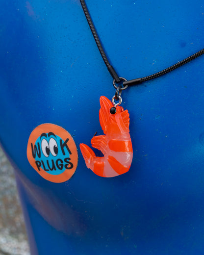 Shrimp Earplug Necklace