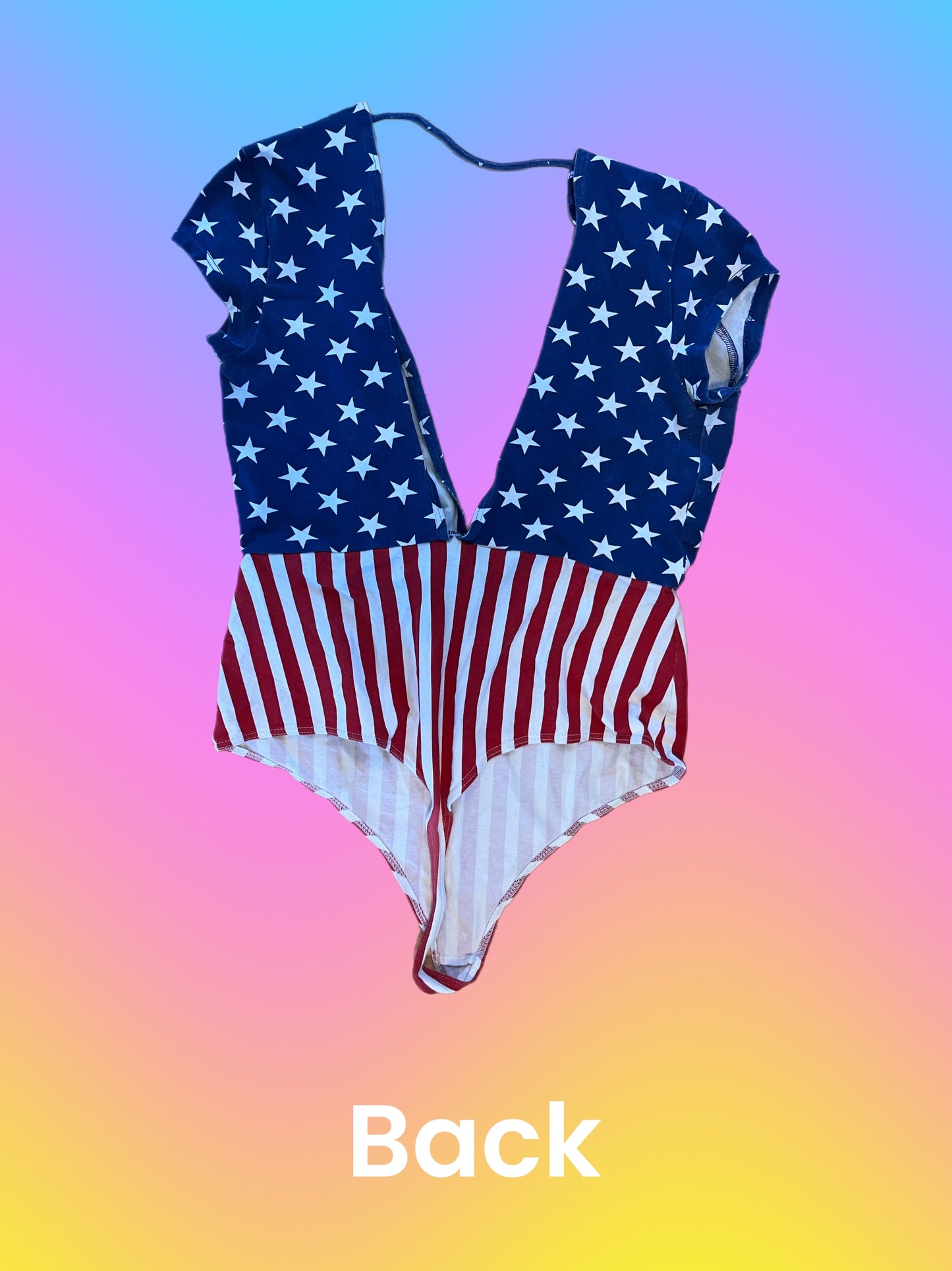 American Apparel Flag Bodysuit