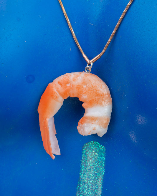 Shrimp Earplug Necklace