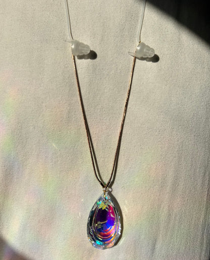 Rainbow Portal Earplug Necklaces