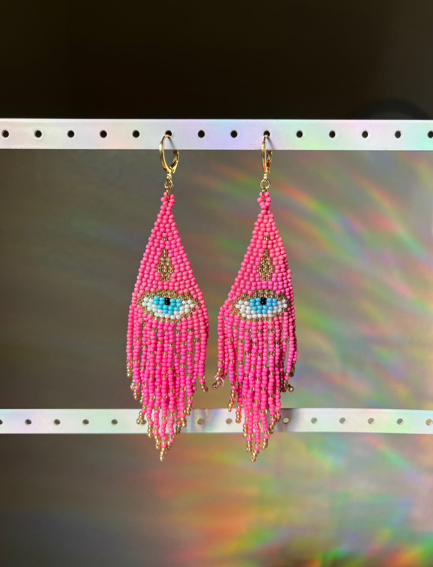 Beaded Earplug Earrings