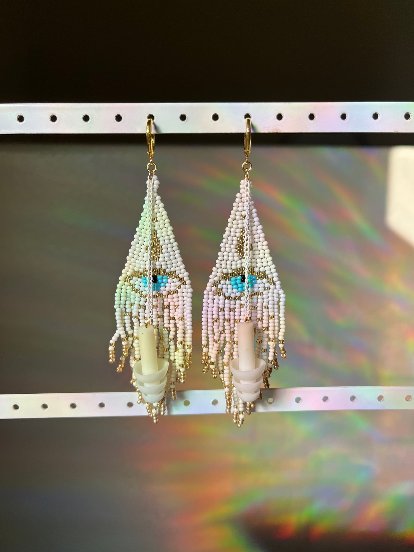 Beaded Earplug Earrings