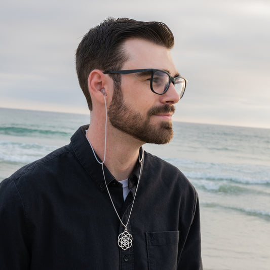 Sacred Geometry Earplug Necklace