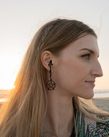 Hex Earplug earrings