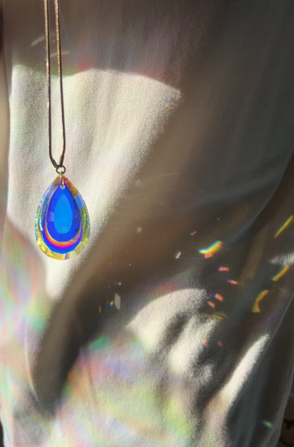 Rainbow Portal Earplug Necklaces