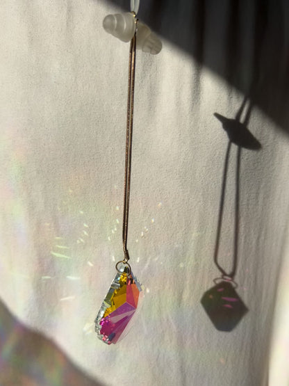 Rainbow Portal Earplug Necklaces