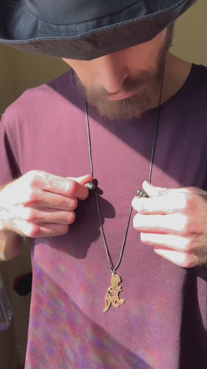 Geo Dino Earplug Necklace