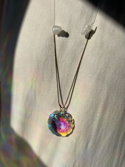 Rainbow Portal Earplug Necklaces