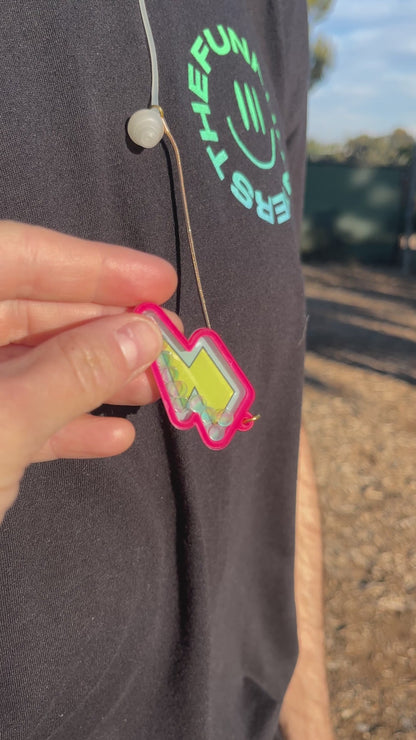 Lightning Fidget Toy Earplug Necklace