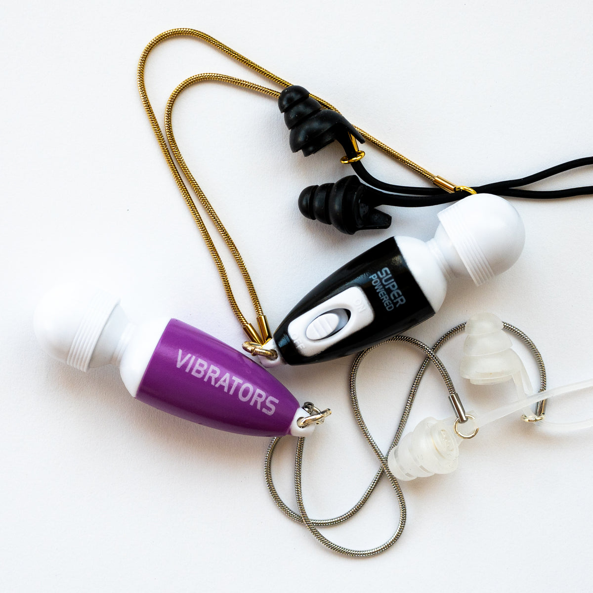 vibrator earplug necklace sex toy ravers