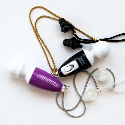 vibrator earplug necklace sex toy ravers