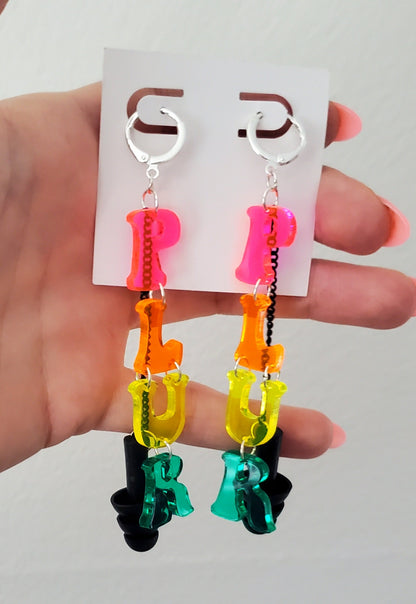 Plur rave ear plug earring